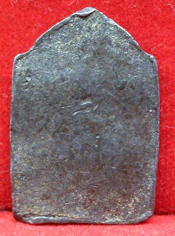 *เหรียญหล่อฯห้าเหลี่ยม เนื้อชิน พระสังวราฯ(ชุ่ม) วัดพลับ*