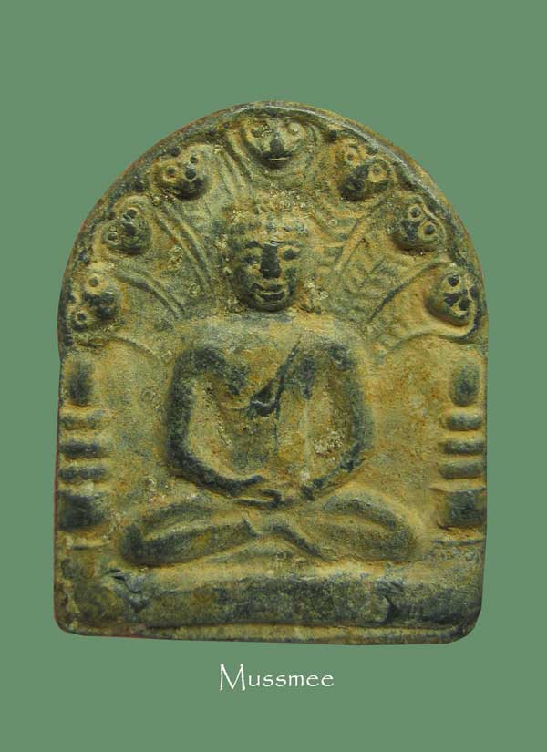 @@@ พระนาคปรกสุริยมุณีหลวงพ่ออั้น วัดพระญาติสร้างประมาณปี 2473 เนื้อชิน พระสวย หูตากระพริบ ครับบบบบบ