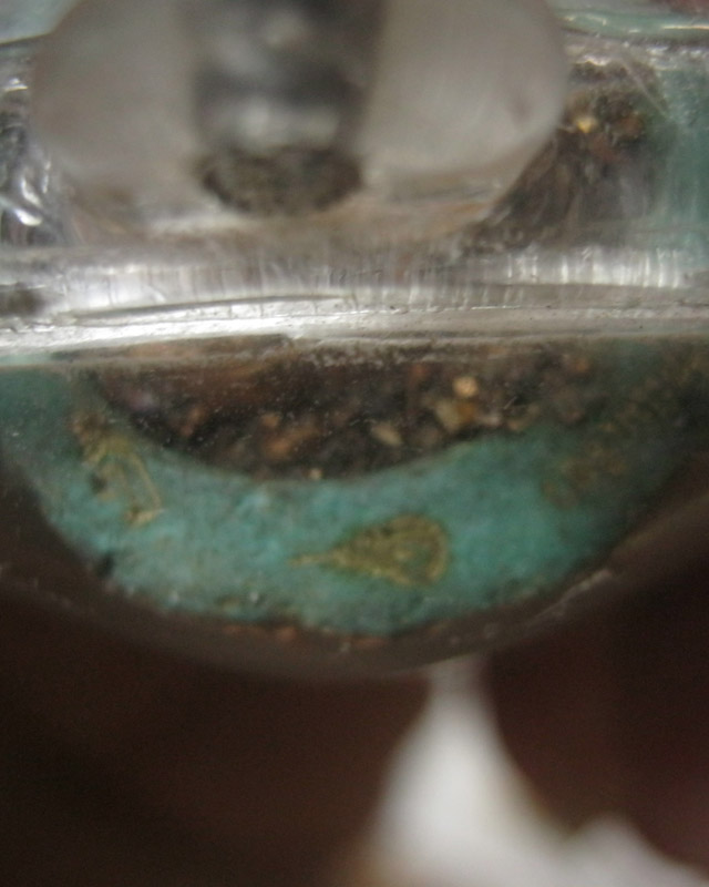 หลวงปู่กาหลง ปู่เสือเนื้อสนิมเขียว ขนาดห้อยคอ ปี 51