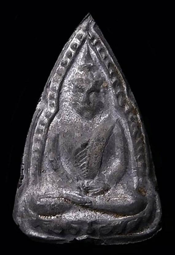 พระพุทธชินราช พิมพ์ก้ามปู หลวงพ่อเงิน วัดดอนยายหอม เนื้อเงินยวง 