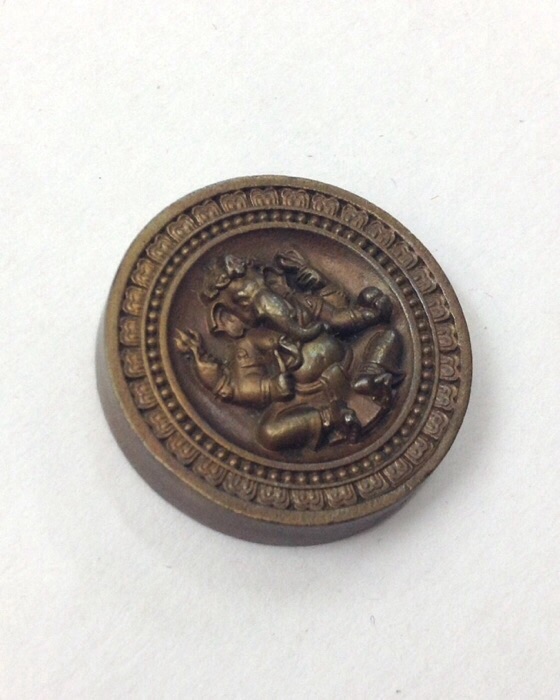 เหรียญพระพิฆเนศ รุ่นเบญจมงคล ครบรอบ 50 ปี ททบ.5 ปี51 พิมพ์เล็ก No.32592 กล่องเดิม