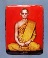 ล็อกเก็ตในหลวงทรงผนวช หลังอุดเทียนชัย+เเผ่นเงิน+จีวร ปี08 ( รูปสี่เหลี่ยมฉากแดง) นิยม หายาก ราคาเบาๆ
