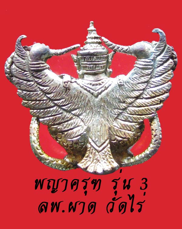 (30) พญาครุฑเพิ่มยศ รุ่น 3 (รุ่นสุดท้าย) หลวงปู่ผาด วัดไร่ อ่างทอง