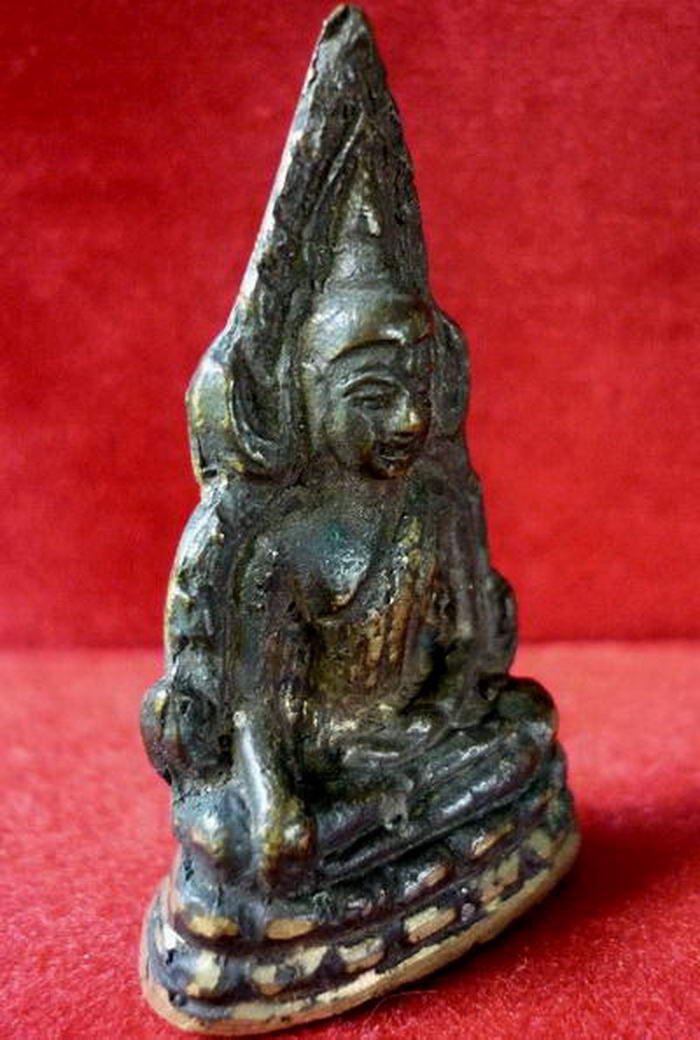 รูปหล่อลอยองค์พระพุทธชินราชอินโดจีน พิมพ์สังฆาฏิยาว ปี ๒๔๘๕