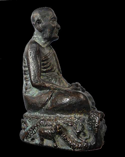 เคาะเดียว @@@ รูปหล่อหลวงปู่เอี่ยม ปฐมนาม วัดสะพานสูง เนื้อทองผสมโค้ตสังฆฎิ เสาร์ ๕ ปี ๕๓ 