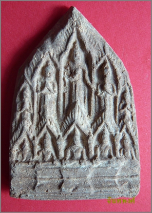 พระสิบทัศน์พิมพ์ใหญ่เนื้อผง สีน้ำตาลรุ่น๑ พ.ศ.๒๕๔๙ หลวงพ่ออวยพร วัดดอนยายหอม นครปฐม