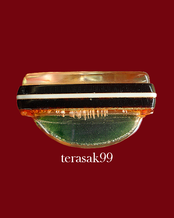 พระแก้วหลวงพ่อเจียง วัดเจริญสุขาราม จ สมุทรสงคราม รุ่น3 สีเขียว ราคาเบาๆ