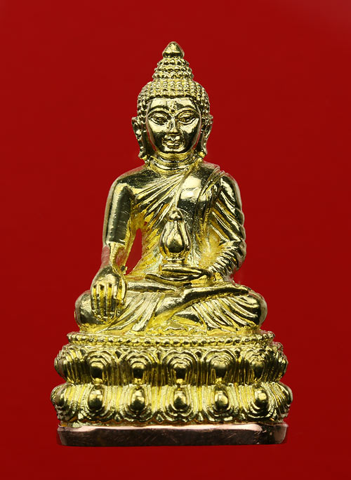 พระกริ่งสุคโต หลวงปู่คำบุ วัดกุดชมภู เนื้อทองทิพย์ ก้นทองแดง หมายเลข 1623 พร้อมกล่อง