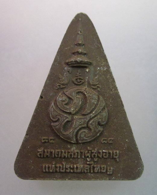 พระแก้วมรกต หลังภปร สมาคมสภาผู้สูงอายุแห่งประเทศไทย