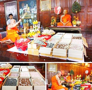 ขุนแผนมหาภูติพรายทองคำ เนื้อเสาร์เทวราช ฝังตะกรุดเงิน สร้าง 999 องค์