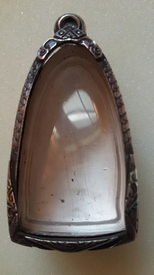 ตลับเงิน งานเก่าแกะมือ ใส่พระกริ่ง พระเนื้อผงวัดประสาท