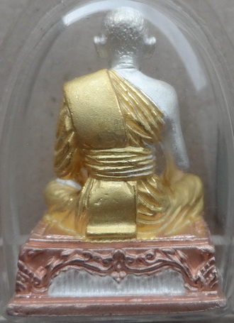 รูปเหมือน หลวงพ่อพูล วัดไผ่ล้อม จ.นครปฐม สามกษัตริย์ มีตอกโค๊ตใต้ฐาน เลี่ยมกันน้ำพร้อมใช้