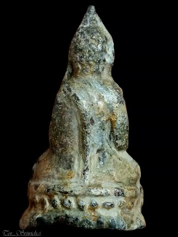 พระกรุเนื้อชินตะกั่วสนิมแดง ยุครัตนโกสินทร์ พิมพ์สมาธิ