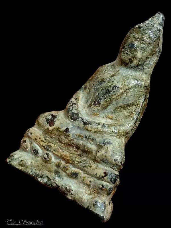 พระกรุเนื้อชินตะกั่วสนิมแดง ยุครัตนโกสินทร์ พิมพ์สมาธิ