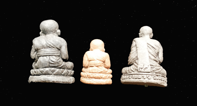 หลวงปู่ทวด วัดสะบ้าย้อย รุ่นเครื่องบินตก เนื้อว่าน+80ปี