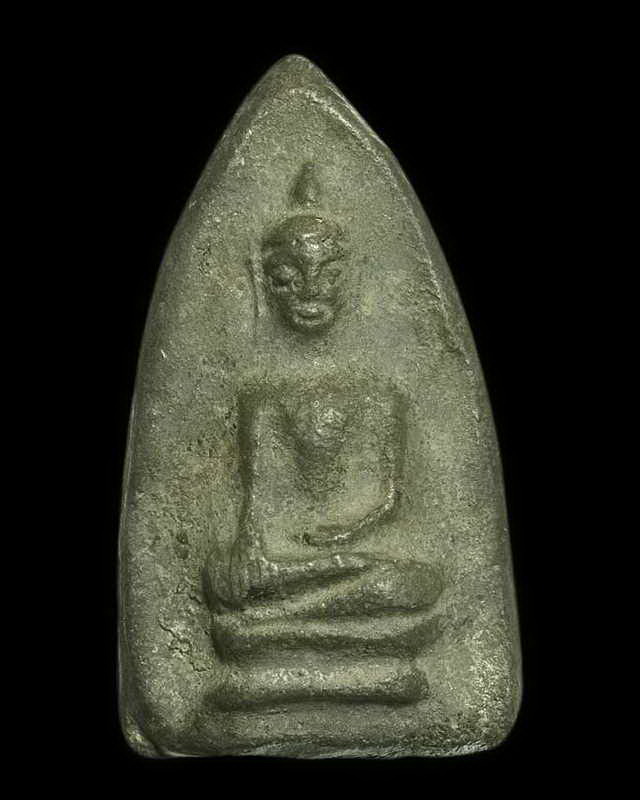 พระสรรค์ กรุวัดส่องคบ จ.ชัยนาท เนื้อชินเงิน พร้อมบัตรพระแท้