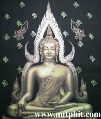 *ผ้าหลวงพ่อพระพุทธชินราช เมืองพิษณุโลกสองแควผืนยักษ์**164