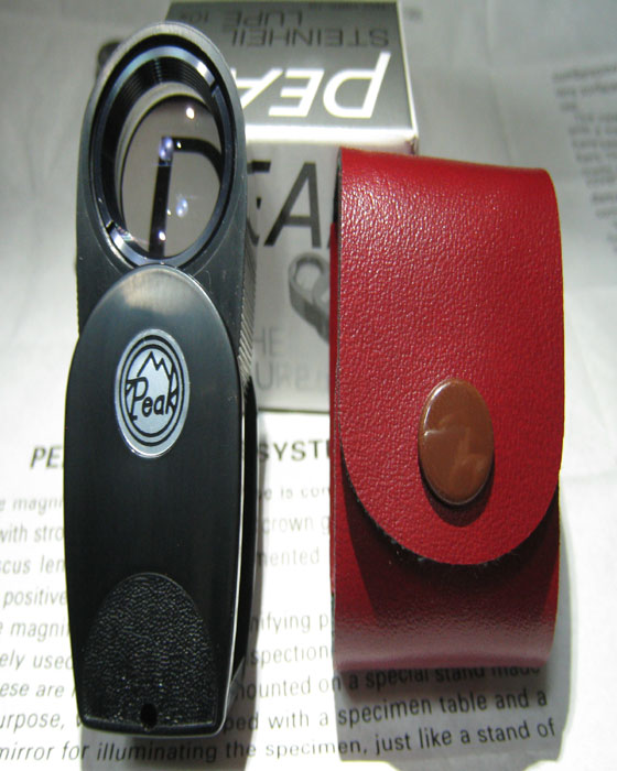 กล้อง peak ขนาด10x พร้อมซองหนัง MADE IN JAPAN (ของใหม่)
