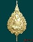 เข็มกลัด รูปเหมือน พัดยศ หลวงปู่เหรียญ วรลาโภ วัดอรัญญบรรพต อ.ศรีเชียงใหม่ จ.หนองคาย