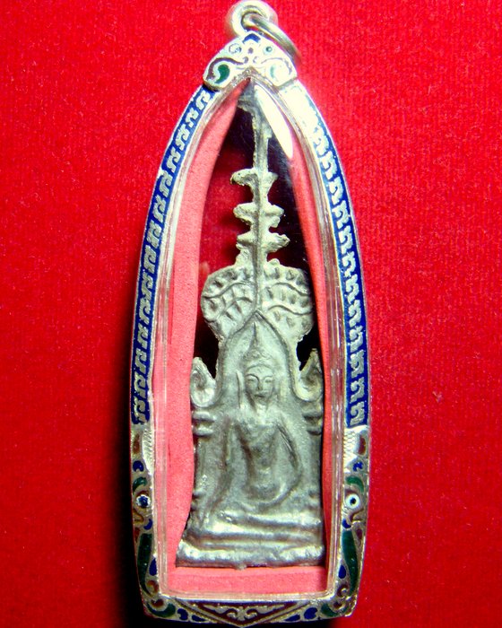 พระชุ้มโพธิ์เนื้อชินเงินกรุว้ดราชบูรณะ จ.พระนครศรีอยุธยา