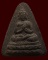 พระปางประทานพร หลวงปู่เฮี้ยง วัดป่า จ.ชลบุรี พิมพ์สามเหลี่ยมหลังยันต์มุ ยอดอุณาโลม พ.ศ. 2505 (1)