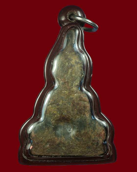 พระท่ากระดานหลวงพ่อนารถ วัดศรีโลหะฯ ตะกั่วสนิมแดงปิดทอง (ทองเดิม) กาญจนบุรี