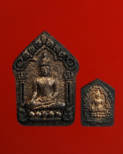 พระขุนแผนพลายแก้ว (1ชุด2องค์ พิมพ์เล็ก+พิมพ์ใหญ่) ผงพรายกัญญา โรยผงตะไบ ปฐมบทพระขุนแผนตามตำราโบราณ 