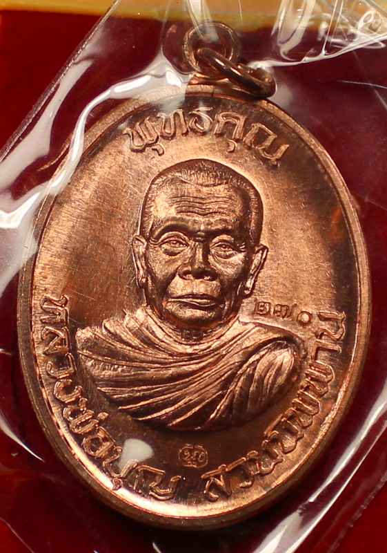 เหรียญหลวงปู่บุญ   สวนนิพพาน  รุ่นพุทธคุณ   เนื้อทองแดง  