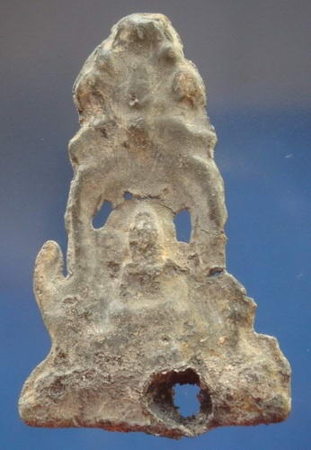 พระซุ้มระฆัง เนื้อชินเงิน กรุวัดพระศรีมหาธาตุ สุพรรณบุรี