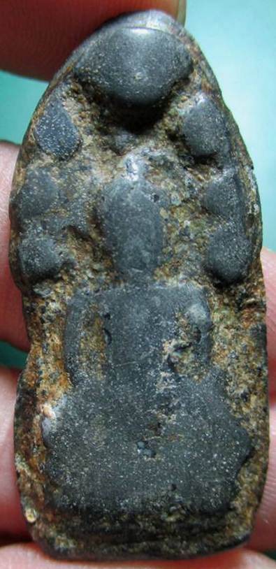 พระนาคปรก เนื้อชินเขียว จ.ลพบุรี พระสภาพใช้ ดูง่ายดี  