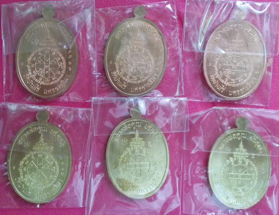เหรียญพระนาคปรก มหาลาภ ๙๑ หลวงพ่อคูณ วัดบ้านไร่ (6 เหรียญ)