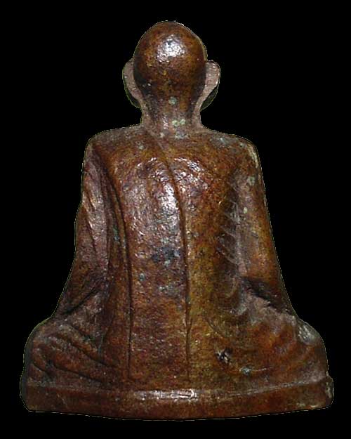 เคาะเดียว @@@ รูปหล่อหลวงพ่อเลื่อน วัดสามแก้ว จ.ชุมพร รุ่นแรก ปี 2503 เนื้อทองเหลือง