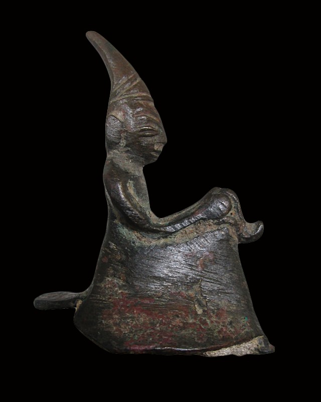 พระเชียงรุ้ง เนื้อสำริดเก่า พิมพ์ เทวดา