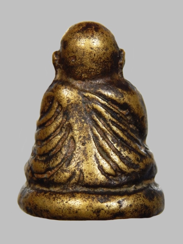 หลวงพ่อเงิน พิมพ์ขี้ตา วัดบางคลาน กรุวัดท้ายน้ำ พิมพ์นิยม เนื้อทองผสม