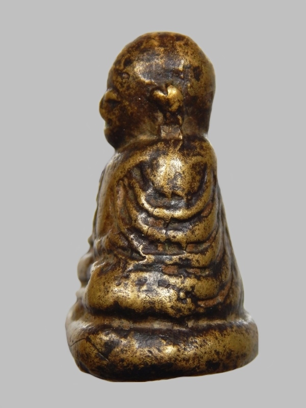 หลวงพ่อเงิน พิมพ์ขี้ตา วัดบางคลาน กรุวัดท้ายน้ำ พิมพ์นิยม เนื้อทองผสม