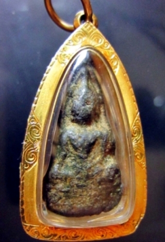 พระท่ามะปราง เนื้อชินเงิน เมืองพิษณุโลก + เลี่ยมทอง