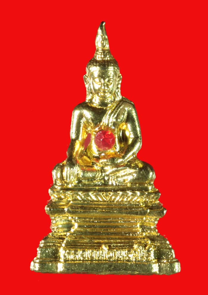 พระกริ่งกะไหล่ทอง หลวงพ่อพระใส  เนื้อทองทิพย์  ฝั่งพลอย วัดโพธิ์ชัย จ.หนองคาย ปี ๒๕๓๗