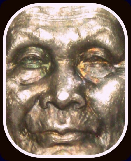 หลวงพ่อแช่ม  รุ่นหลังคาระเบิด(เนื้อเงิน) สวยกริ๊ป