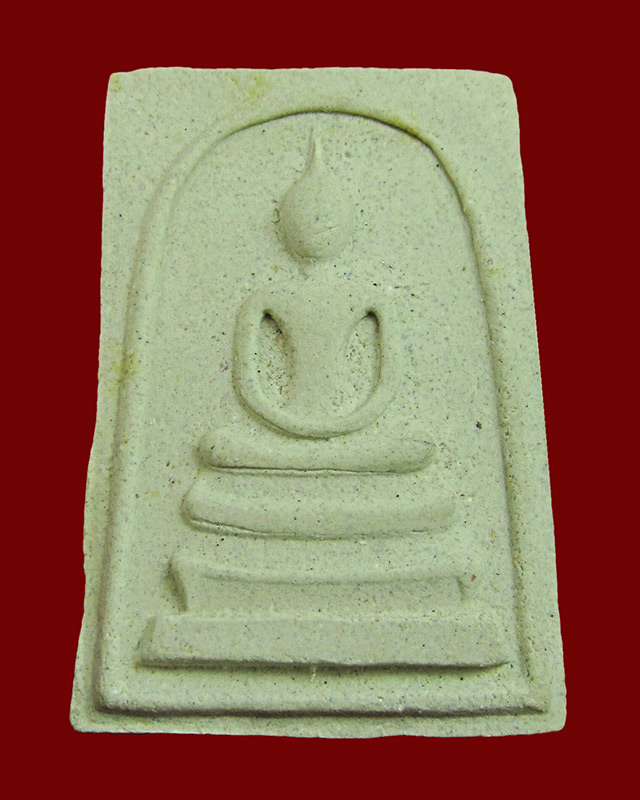 พระสมเด็จ ๕ อังคาร พิมพ์หลังเจดีย์ ปี ๒๕๓๖ หลวงปู่เหรียญ วรลาโภ วัดอรัญบรรพต จ.หนองคาย