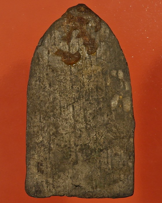 พระขุนแผนบัวห้าเม็ด เนื้อชินเงิน สุโขทัย  มีบัตรรับรอง พร้อมเลี่ยมทอง