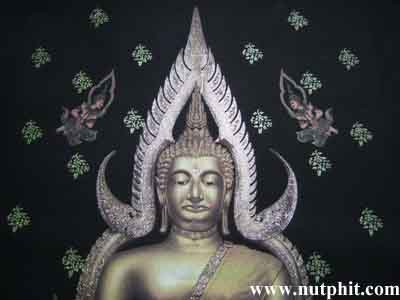 *ผ้าหลวงพ่อพระพุทธชินราช เมืองพิษณุโลกสองแควผืนยักษ์**164