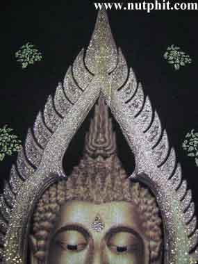 *ผ้าหลวงพ่อพระพุทธชินราช เมืองพิษณุโลกสองแควผืนยักษ์**164