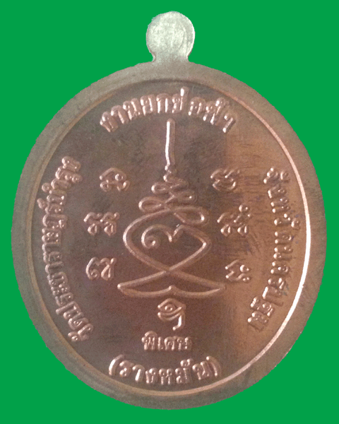 เหรียญหันข้าง หลวงปู่แผ้ว ปวโร พิเศษ ยกช่อฟ้า วัดรางหมัน