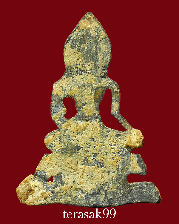 พระกรุวัดเก๋งจีน พิมพ์นั่งมารวิชัย เนื้อชินตะกั่วสนิมแดง จ.ระยอง สวยๆราคาเบาๆ