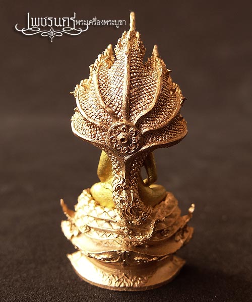 +++ พระพุทธศิลป์นาคปรกรุ่น มุจจลินท์มหาโภคทรัพย์ ลอยองค์สูง 3.6ซม. +++