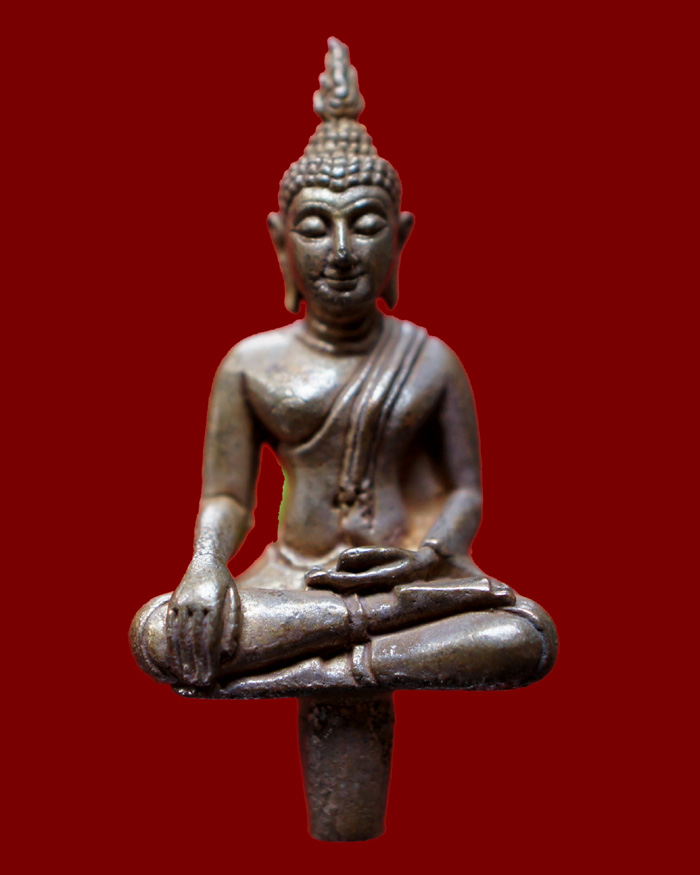 พระยอดธง รุ่นคูณมหากุศล ปี2540 เนื้อนวะโลหะ ตอกโค๊ต #3