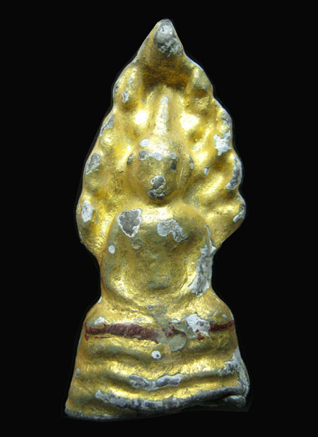 ### 100 เดียว จัดไปค่ะ  ###  - พระรัตนะ ปิดทอง ปรางค์นาคปรก พระสวยสมบูรณ์ค่ะ 