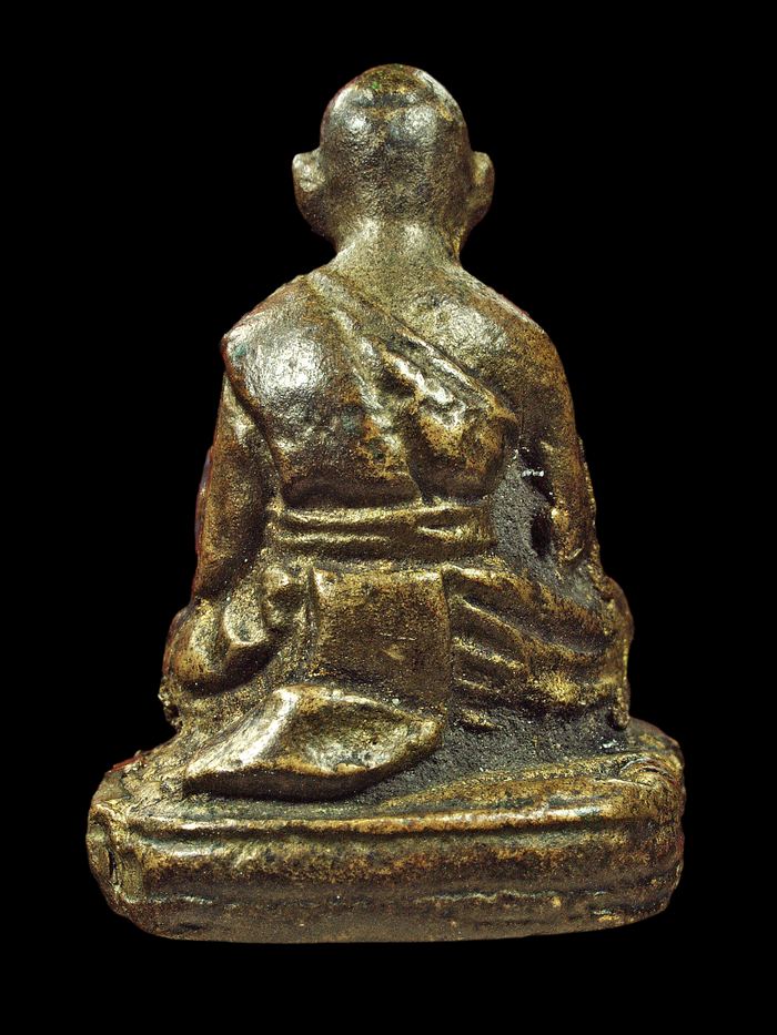 รูปหล่อโบราณหลวงพ่อจง  ตอก 2 แถว ปี 2499 