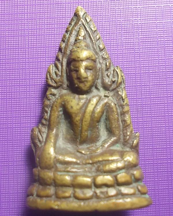 พระพุทธชินราช อินโดจีน 2485 พิมพ์สังฆาฏิยาวไม่ตอกโค้ด + บัตรรับประกัน