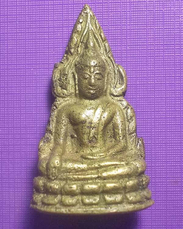 พระพุทธชินราช อินโดจีน 2485 พิมพ์สังฆาฏิสั้น ตอกโค้ด + บัตรรับประกัน